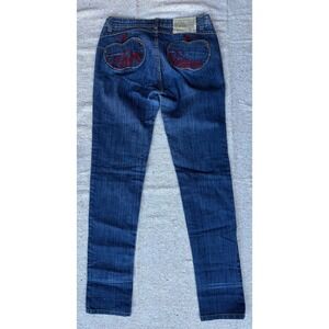 Vintage Y2K Apple Bottom Jeans Sz 9/10 Blue Dark Wash